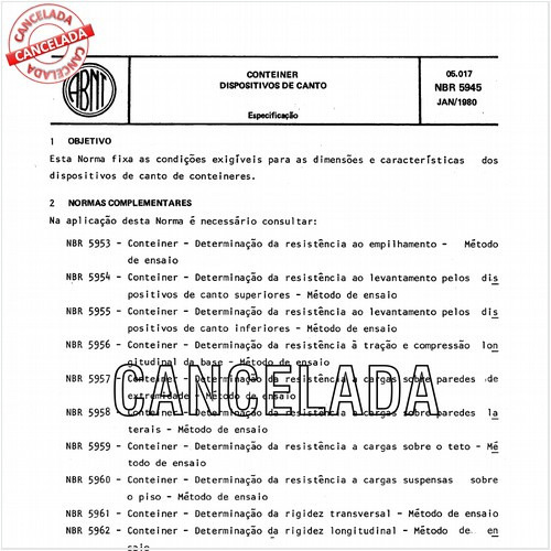 Conteiner - Dispositivos de canto