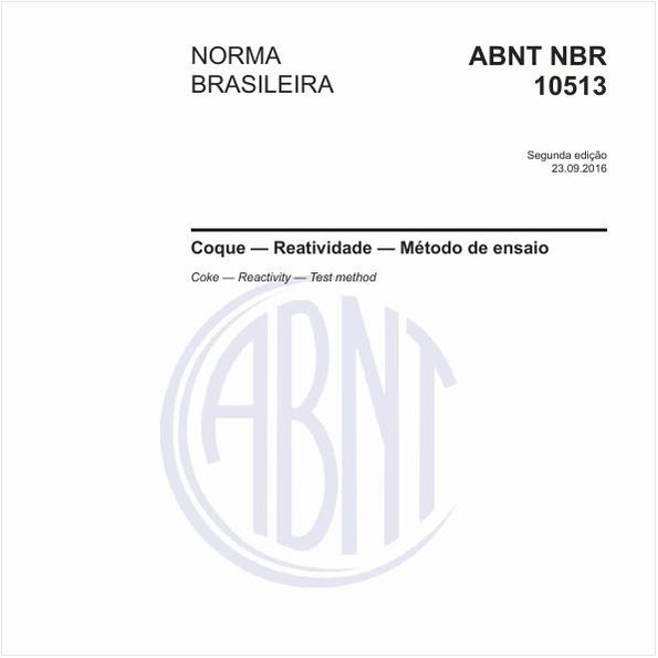 Coque — Reatividade — Método de ensaio