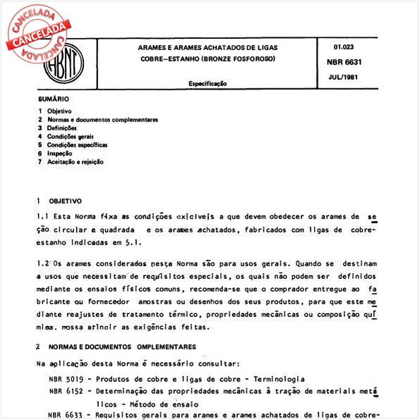 Arames e arames achatados de ligas cobre-estanho (Bronze fosforoso)