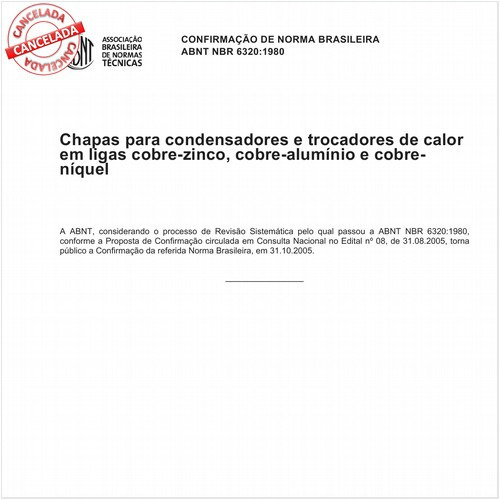 Chapas para condensadores e trocadores de calor em ligas cobre-zinco, cobre-alumínio e cobre-níquel