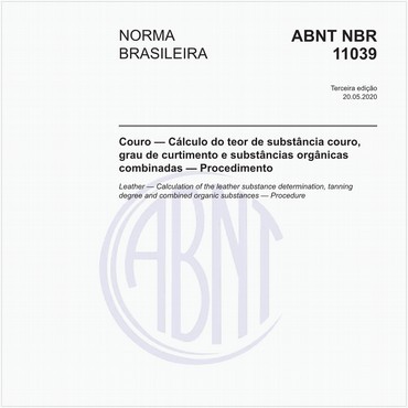 NBR11039 de 05/2020