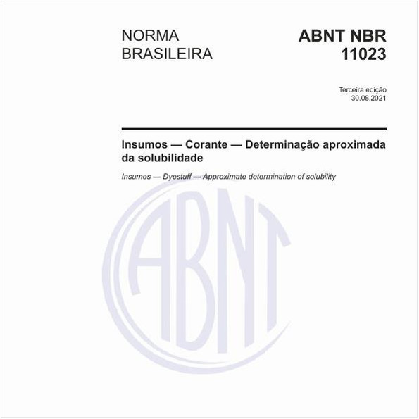 Insumos - Corante - Determinação aproximada da solubilidade