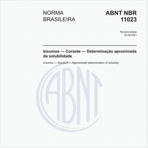 Insumos - Corante - Determinação aproximada da solubilidade