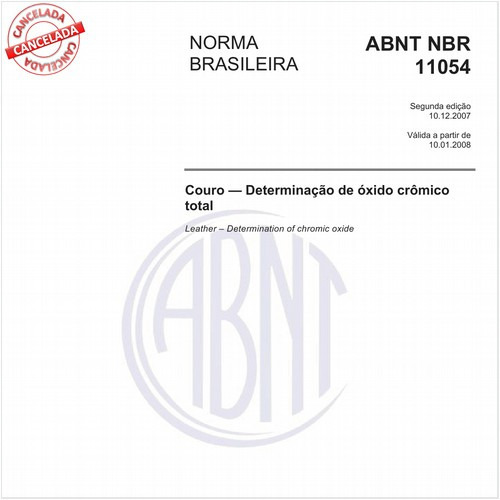 Couro - Determinação de óxido crômico total