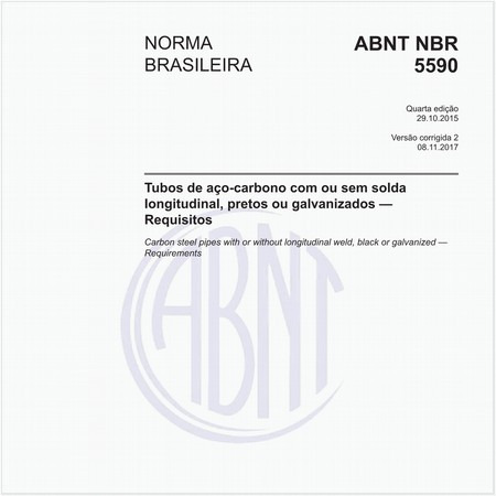 Tubos de aço-carbono com ou sem solda longitudinal, pretos ou galvanizados — Requisitos