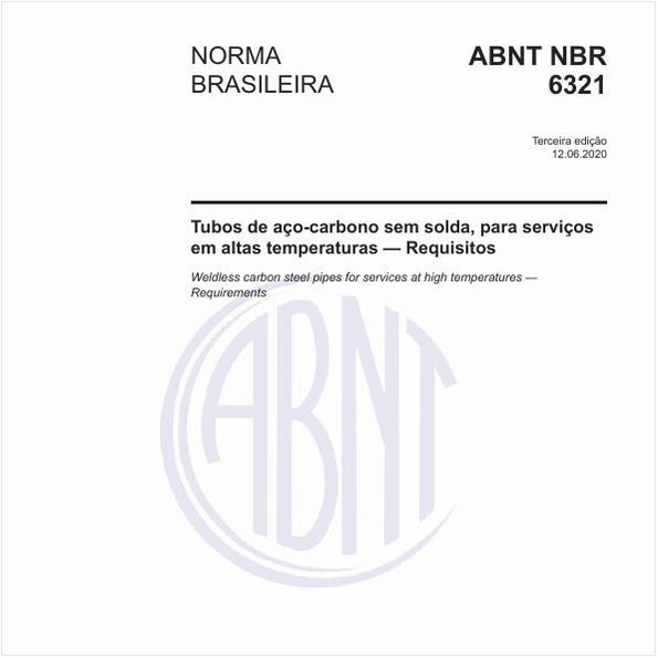 Tubos de aço-carbono sem solda, para serviços em altas temperaturas — Requisitos