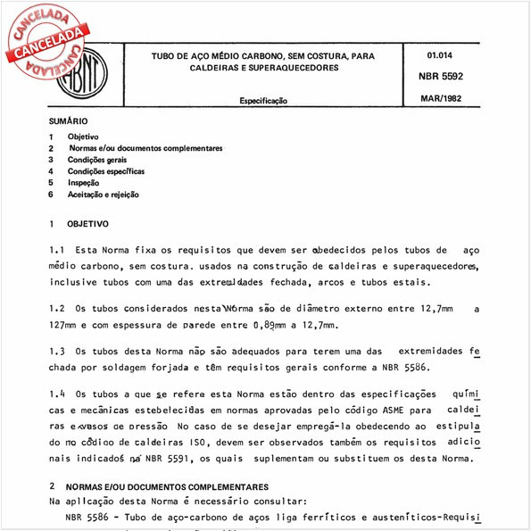 Tubo de aço médio carbono, sem costura, para caldeiras e superaquecedores