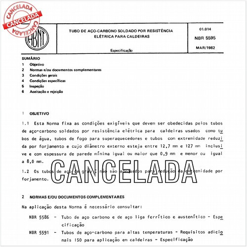 Tubo de aço-carbono soldado por resistência elétrica para caldeiras