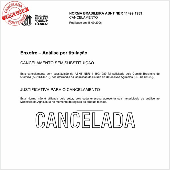 Enxofre - Análise por titulação