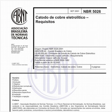 NBR5026 de 09/2001