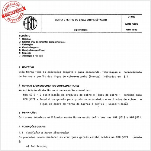 Barra e perfil de ligas cobre-estanho