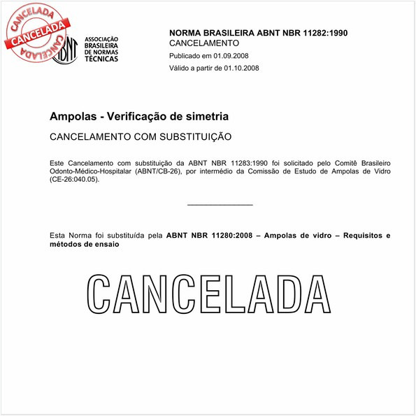 Ampolas - Verificação de simetria