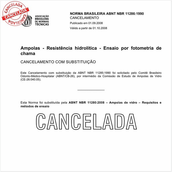 Ampolas - Resistência hidrolítica - Ensaio por fotometria de chama