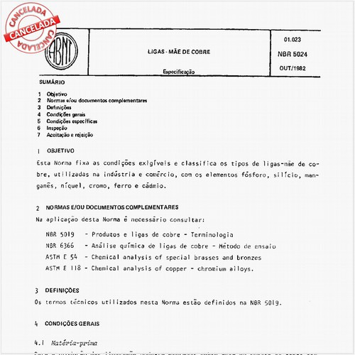 Ligas-Mãe de cobre