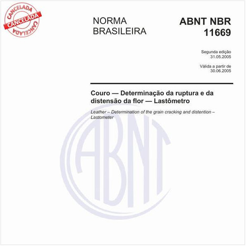 Couro - Determinação da ruptura e da distensão da flor - Lastômetro