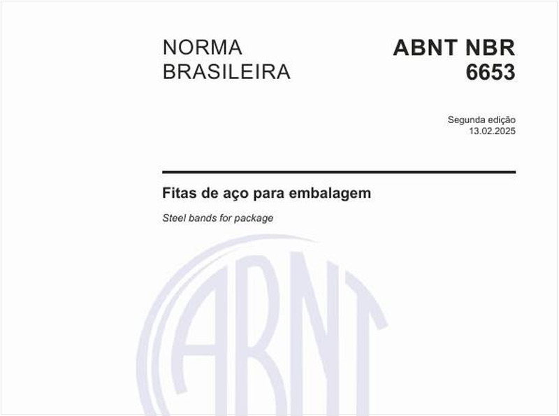 Fitas de aço para embalagem