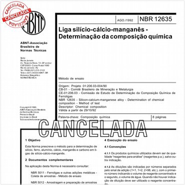 NBR12635 de 08/1992