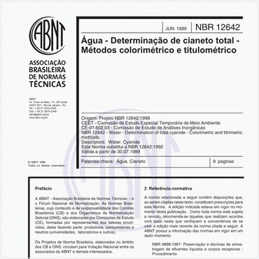 NBR12642 de 06/1999