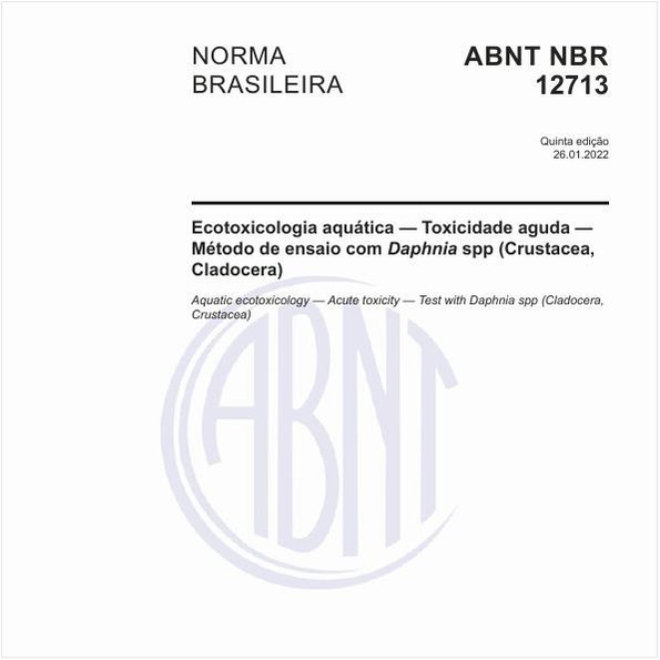 Ecotoxicologia aquática — Toxicidade aguda — Método de ensaio com Daphnia spp (Crustacea, Cladocera)