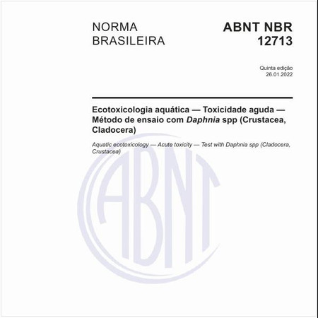 Ecotoxicologia aquática — Toxicidade aguda — Método de ensaio com Daphnia spp (Crustacea, Cladocera)