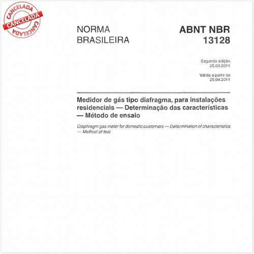 Medidor de gás tipo diafragma, para instalações residenciais - Determinação das características - Método de ensaio