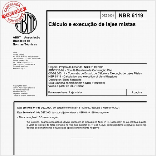 Cálculo e execução de lajes mistas 