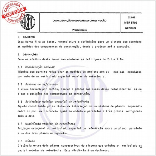 Coordenação modular da construção