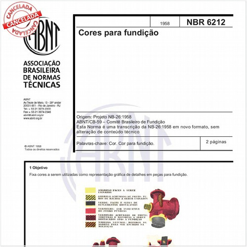 Cores para fundição