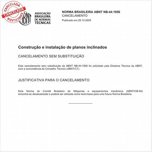 Construção e instalação de planos inclinados