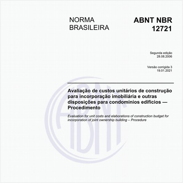 NBR12721 de 08/2006