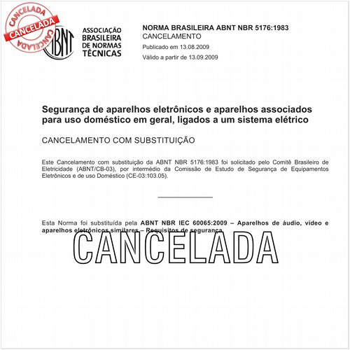 Segurança de aparelhos eletrônicos e aparelhos associados para uso doméstico em geral, ligados a um sistema elétrico