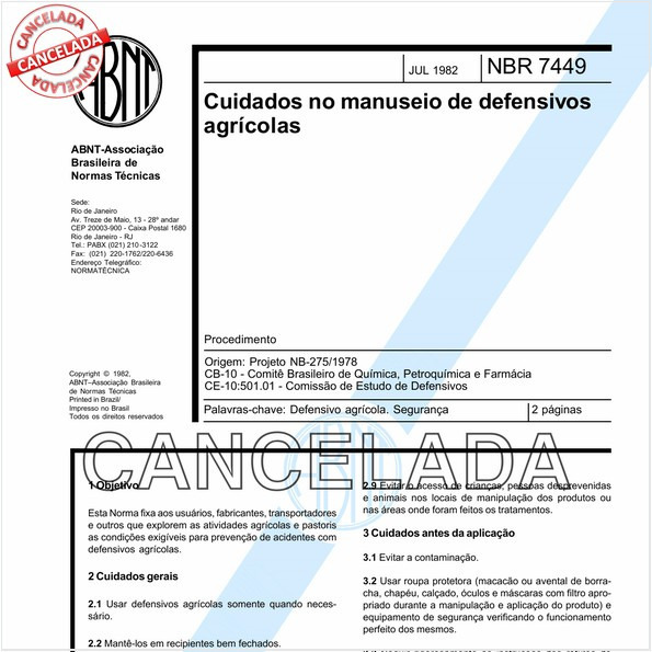 Cuidados no manuseio de defensivos agrícolas