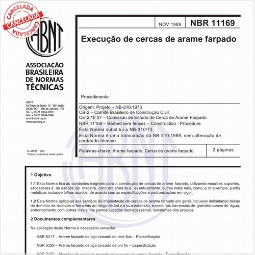 Execução de cercas de arame farpado