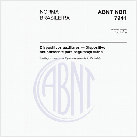 Dispositivos auxiliares — Dispositivo antiofuscante para segurança viária