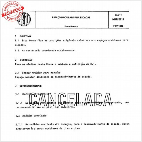 Espaço modular para escadas