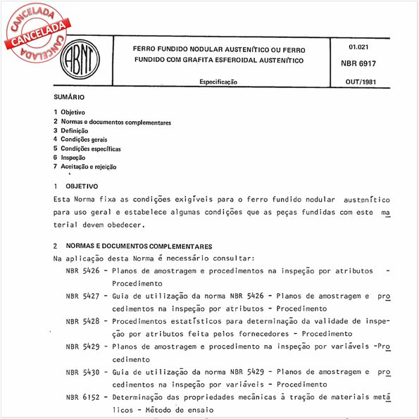 Ferro fundido nodular austenítico ou ferro fundido com grafita esferoidal austenítico