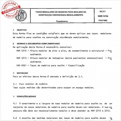 Tacos modulares de madeira para soalhos na construção coordenada modularmente