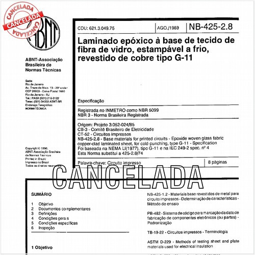 Laminado epóxico à base de tecido de fibra de vidro, estampável à frio, revestido de cobre tipo G-11
