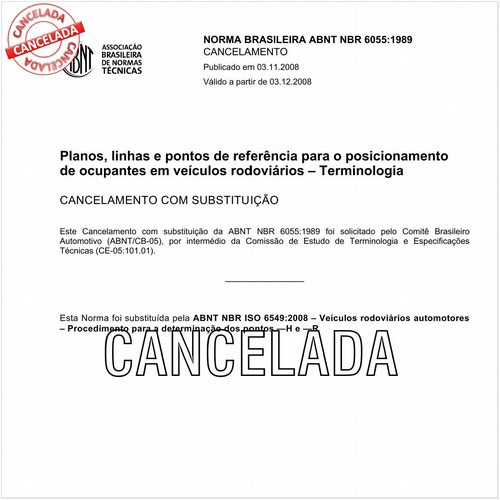 Planos, linhas e pontos de referência para o posicionamento de ocupantes em veículos rodoviários