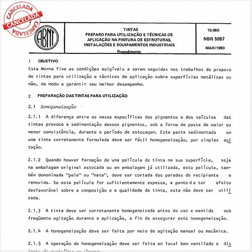 Tintas - Preparo para utilização e técnicas de aplicação na pintura de estruturas, instalações e equipamentos industriais