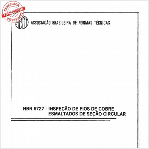 Inspeção de fios de cobre esmaltados de seção circular