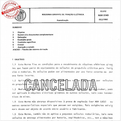 Máquina girante de tração elétrica