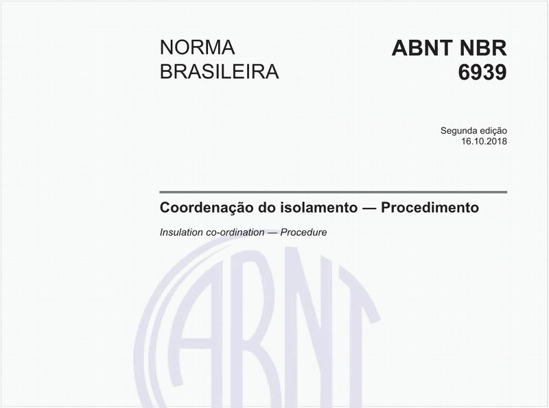 Coordenação do isolamento - Procedimento