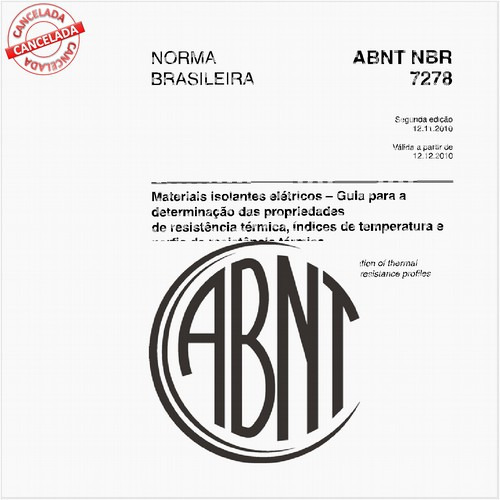 Materiais isolantes elétricos - Guia para a determinação das propriedades de resistência térmica, índices de temperatura e perfis de resistência térmica