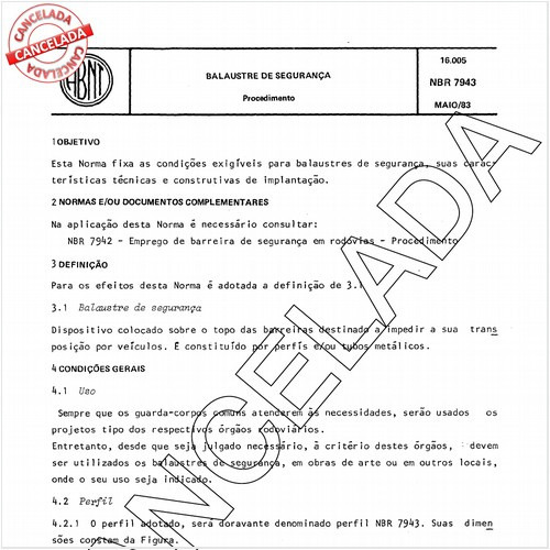 Balaustre de segurança