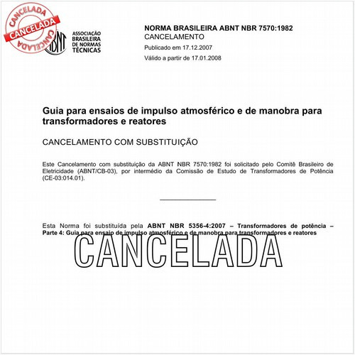 Guia para ensaios de impulso atmosférico e de manobra para transformadores e reatores