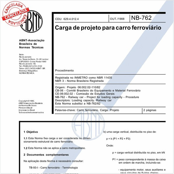 Carga de projeto para carro ferroviário