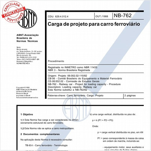 Carga de projeto para carro ferroviário