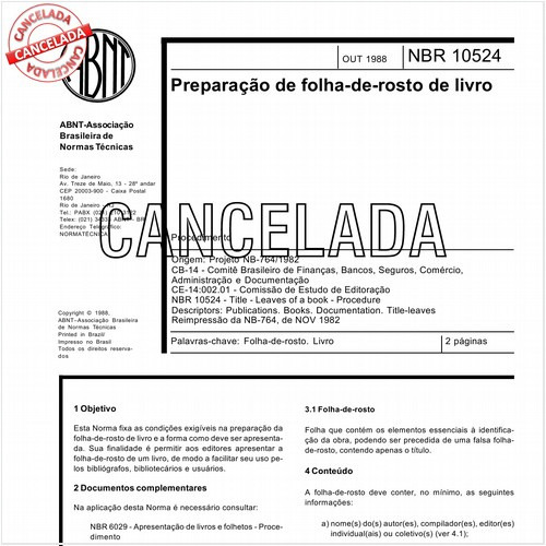 Preparação de folha-de-rosto de livro