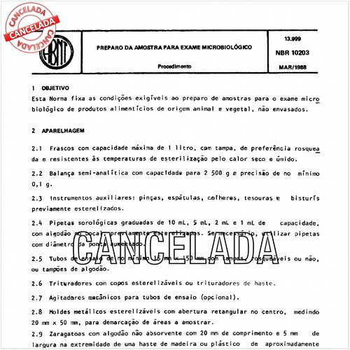 Preparo da amostra para exame microbiológico